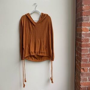 Free People slouchy hooded sweater